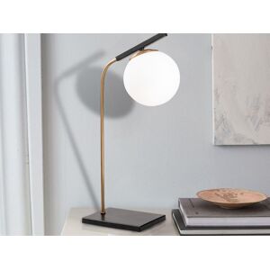 Mobistoxx Lampe de table SASSARI 1 lampe noir/or