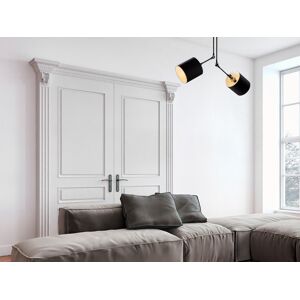 Mobistoxx Plafonnier ABACUS 2 lampes noir