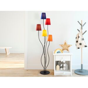 Mobistoxx Lampadaire BONOBO 5 lampes multicolore