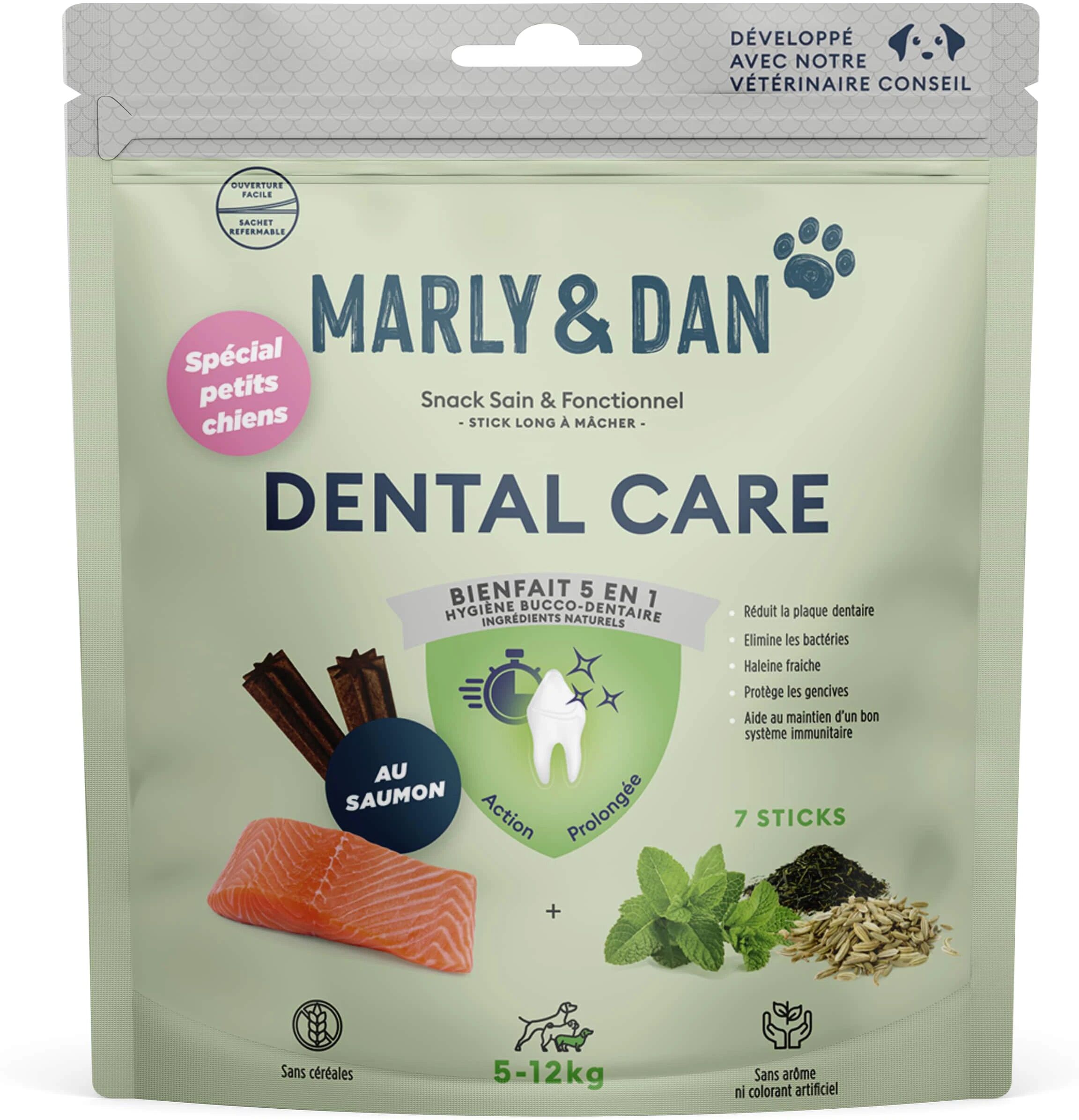 Marly & Dan Dental Care Petits Chiens 7 sticks