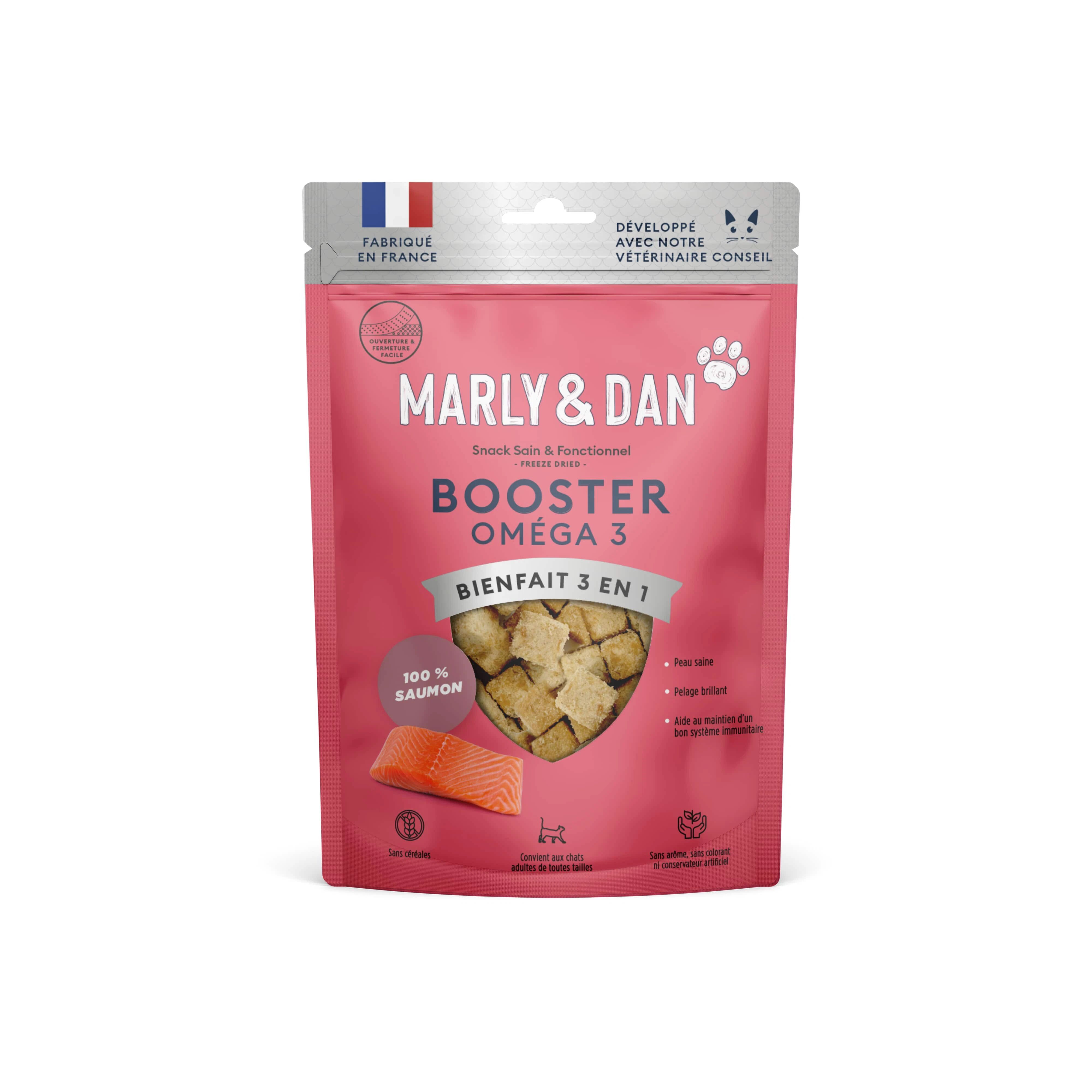 Marly & Dan Freeze Dried Booster Omega 3 Chat