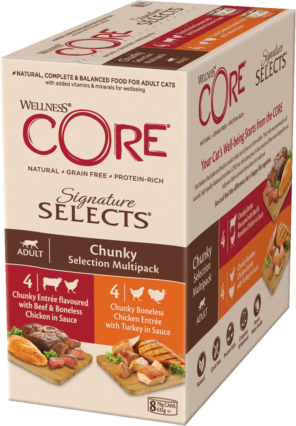 Wellness CORE Signature Selects Chunky- 8x79g mélange de sélection