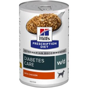 Hill's Prescription Diet W/D Diabete pour chien 12x370g