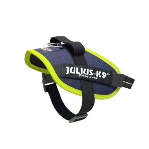Julius-K9 Harnais Julius IDC Power-K9 Bleu Jean Bords Fluo Mini 49-67 cm