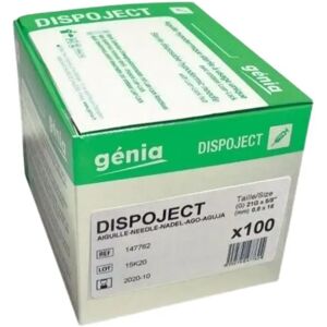 Genia Aiguille DISPOJECT VERT 0,8 mm 25 mm