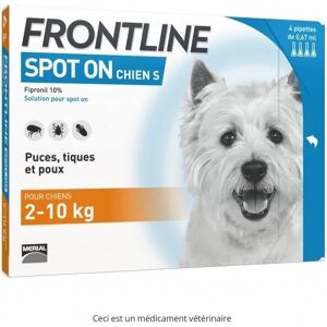 Frontline Spot-on chien S 2 a10kg - 1 pipette