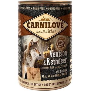 Carnilove Chien Adulte - Chevreuil et Renne - Boîte de 400g