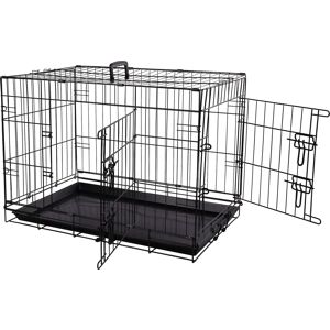 Flamingo Cage Pour Chien Mezo Noir M 47x77x55cm