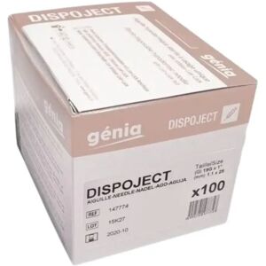 Genia Aiguille DISPOJECT BEIGE 1,1 mm 25 mm