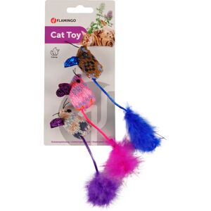 Flamingo Jouet chat en Mohair Souris Glamour 3pcs