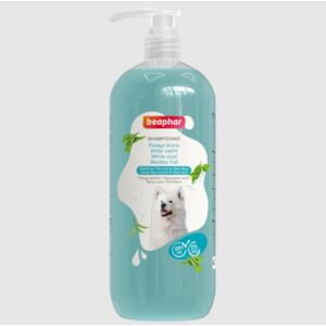 Beaphar Shampoing Bulles Chien Pelage Blanc 1l