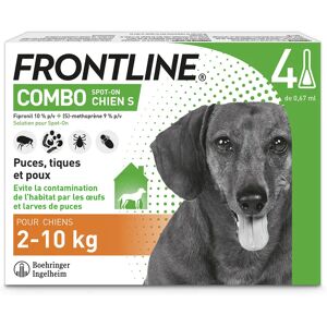 Frontline Combo S chien 2 a 10kg - 4 pipettes