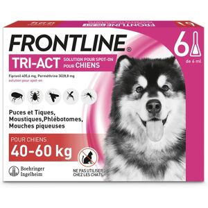 Frontline Tri-act chien XL 40 a 60kg - 6 pipettes