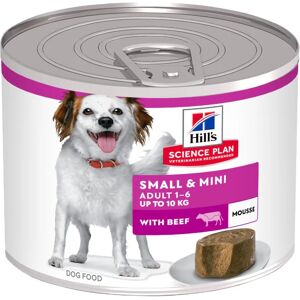 Hill's Hill?s Science Plan Small & Mini - Mousse pour Chien Adulte au B?uf - Petite et tres Petite Races - Boite 12x200g