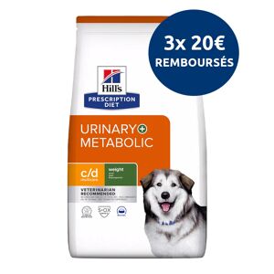 Hill's Prescription Diet c/d Multicare + Metabolic croquettes pour chien 12Kg