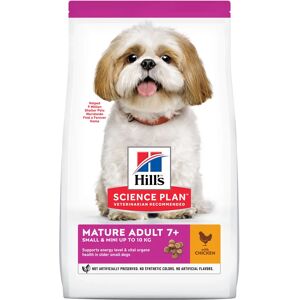 Hill's Science Plan Mature Adult Small & Mini croquettes pour petit chien senior au poulet 1,5 kg