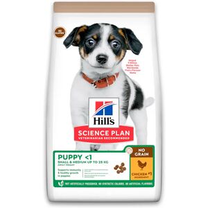 Hill's Science Plan Puppy No Grain Croquettes Sans Cereales Pour Chiot Au Poulet - 14kg