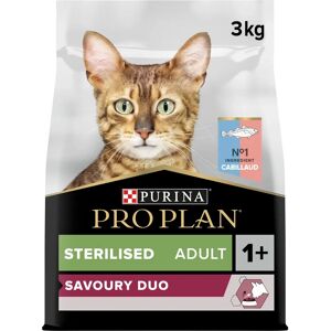 PURINA PRO PLAN Adult Sterilise au cabillaud pour chat - 3Kg