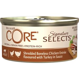 Wellness CORE Signature Selects Shredded a 79g  au poulet et dinde en sauce