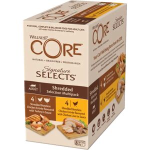 Wellness CORE Signature Selects Shredded a 8x79g selection multipack