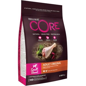 Wellness CORE croquettes pour chien adulte de petite race Original - 5Kg a la dinde et au poulet