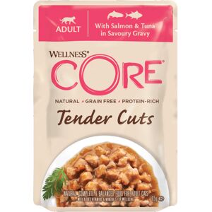 Wellness CORE Tender Cuts - 85g au saumon et au thon en sauce