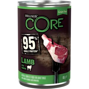 Wellness CORE 95% - boîte de 400g a l'agneau et au potiron