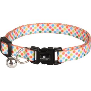 Flamingo Collier Pour Chat Arya Imprime Points Multicolor 20-35cm 10mm