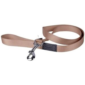 Laisse Wouapy Basic Line Taupe 15mm 1,2 m