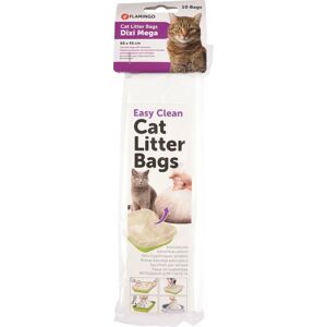 Flamingo Sac a Litiere Pour Chats Mega 10pcs