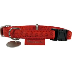 Zolux Collier Mac Leather Rouge 10mm de 18 a 30 cm