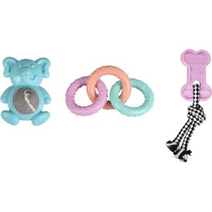 Flamingo Jouet chiot Loekie 3 Jouets Pour Chiot