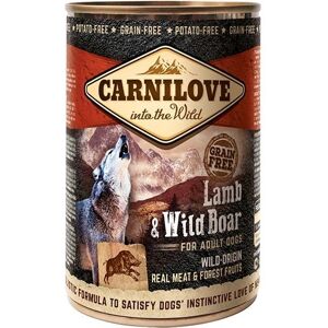 Carnilove Chien Adulte - Agneau et Sanglier - Boîte de 400g