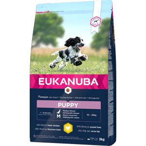 Eukanuba Puppy & Junior Medium Breed pour chien 3kg