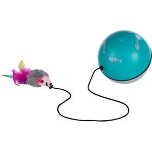 Trixie Jeu pour Chat Ball Turbinio Avec Moteur et Souris Ø 9 cm