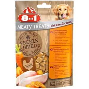 Friandises Freeze Dried poulet et carotte 8in1