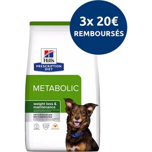 Hill's Prescription Diet Metabolic croquettes pour chien - 12Kg au poulet