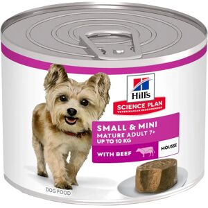 Hill's Hill?s Science Plan Small & Mini - Mousse pour Chien Mature au B?uf - Petite et tres Petite Races - Boite 12x200g