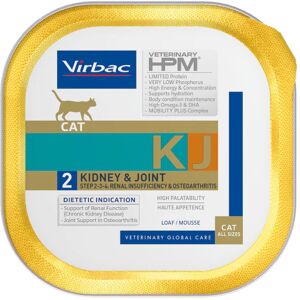 Virbac Veterinary HPM Humide Kidney & Joint boîtes (mousse) pour chat - 14x85g