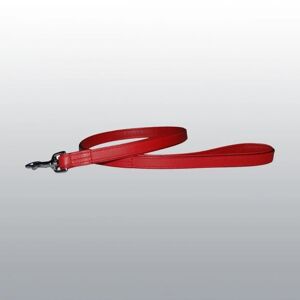 Laisse cuir Rouge 25mm 60 cm