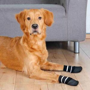 Trixie Chaussettes Pour Chiens Avec Caoutchouc Anti-derapant S-m