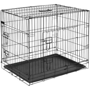 Kerbl Cage pliante 92 x 63 x 74 cm - 2 ouvertures