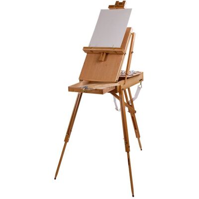 Dema Chevalet de peinture avec accessoires - peintures et toile - Publicité Dema Chevalet de peinture avec accessoires - peintures et toile - Publicité