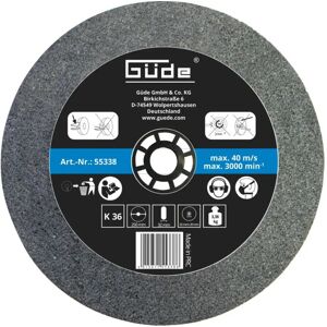 Guede Meule abrasive pour touret 250 x 32 mm - grain 36 - pour G55123