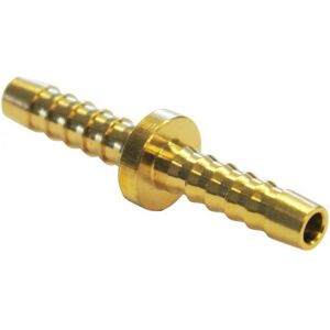 Guede Raccord double tuyau cannelé 6 mm - 2 pièces