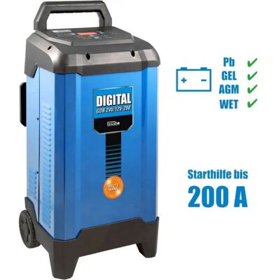 Guede Chargeur de batterie digital GDB 24V / 12V - 200 - Publicité Guede Chargeur de batterie digital GDB 24V / 12V - 200 - Publicité