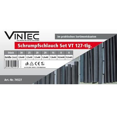 Just In Time Manchons gaine thermo-rétractable 40 à 85 mm coffret 127 pces VINTEC - Publicité Just In Time Manchons gaine thermo-rétractable 40 à 85 mm coffret 127 pces VINTEC - Publicité