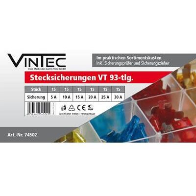 Just In Time Assortiment de 93 fusibles pour voiture en coffret - VINTEC - Publicité Just In Time Assortiment de 93 fusibles pour voiture en coffret - VINTEC - Publicité