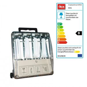 Dema Lampe basse consommation - lampe de chantier - 4 x 9 W - 36 W