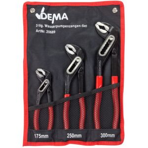 Dema - lot de 3 pinces réglables - Publicité Dema - lot de 3 pinces réglables - Publicité